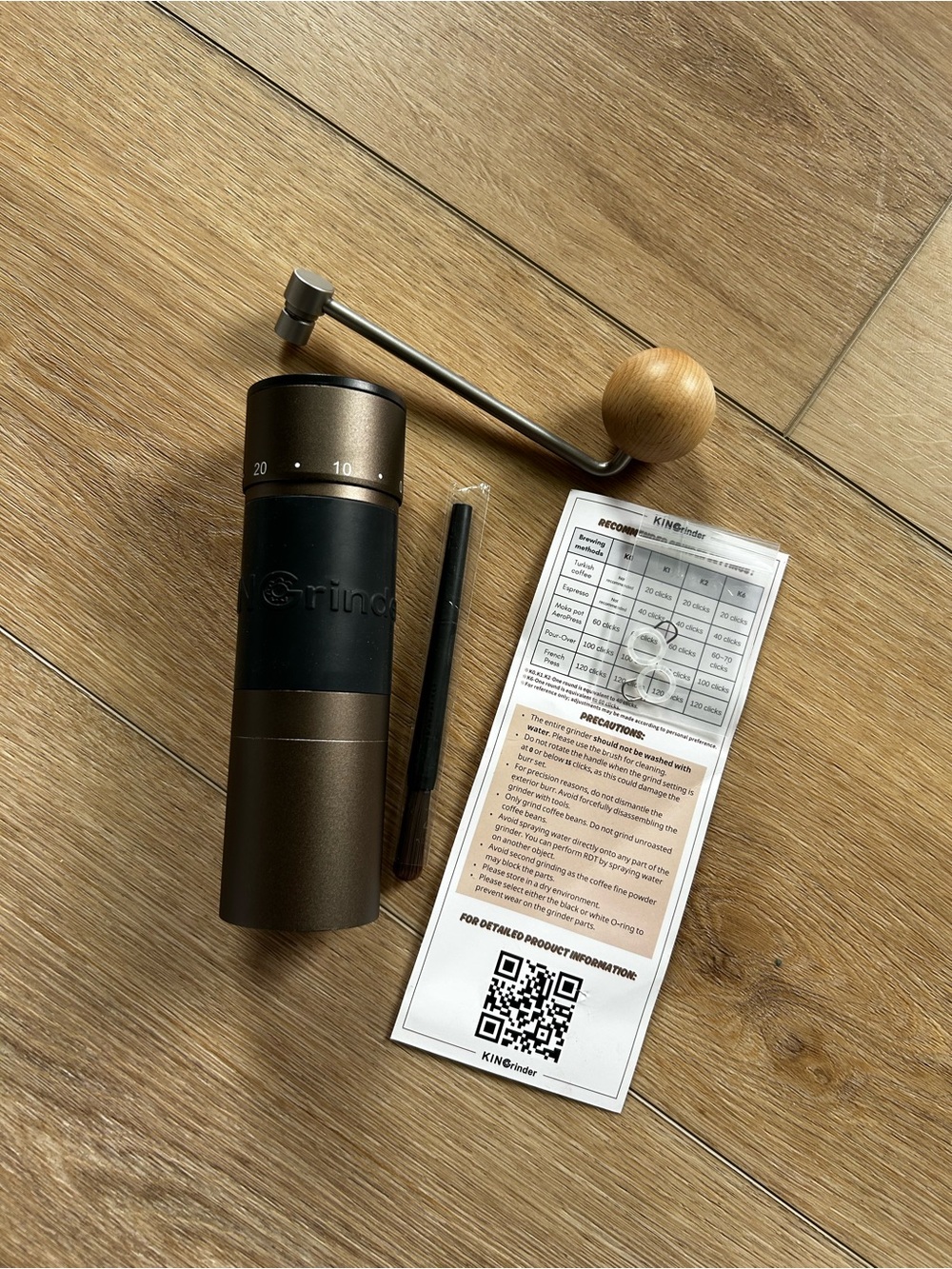 Manual Coffee Grinder KinGrinder K6 - Picture 5 of 6